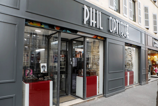 Façade magasin Phil Optique Marseille